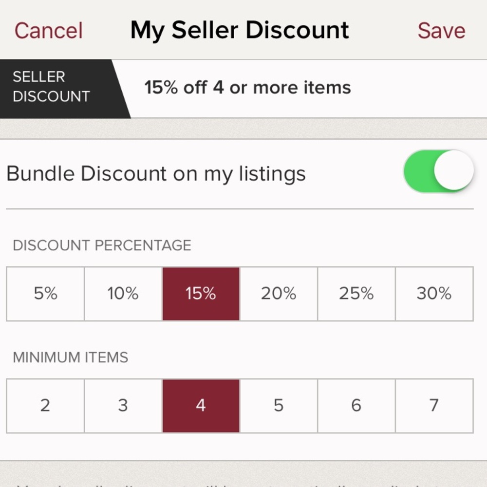 15% off bundles